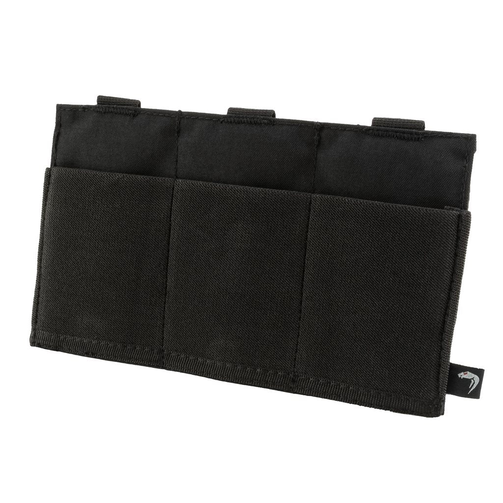 Funda elástica abierta para 3 cargadores M4/M16 en negro