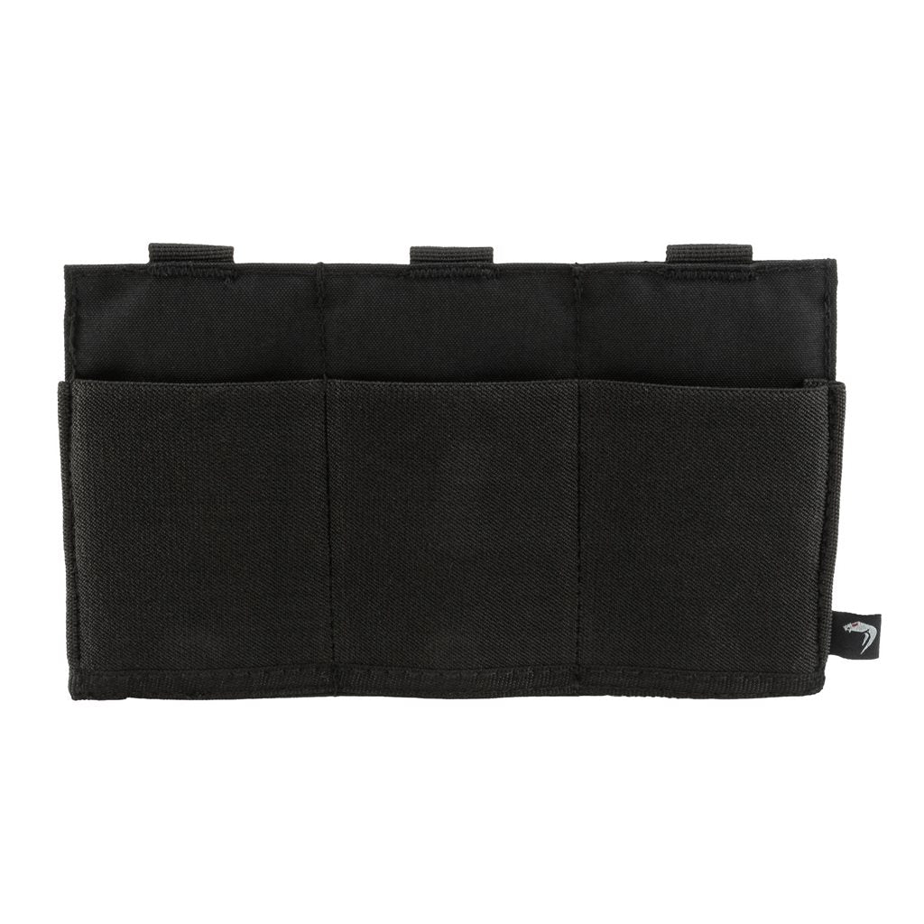 Funda elástica abierta para 3 cargadores M4/M16 en negro