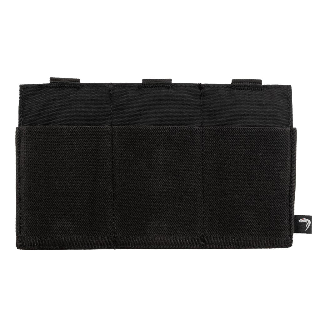 Funda elástica abierta para 3 cargadores M4/M16 en negro