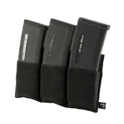 Funda elástica abierta para 3 cargadores M4/M16 en negro