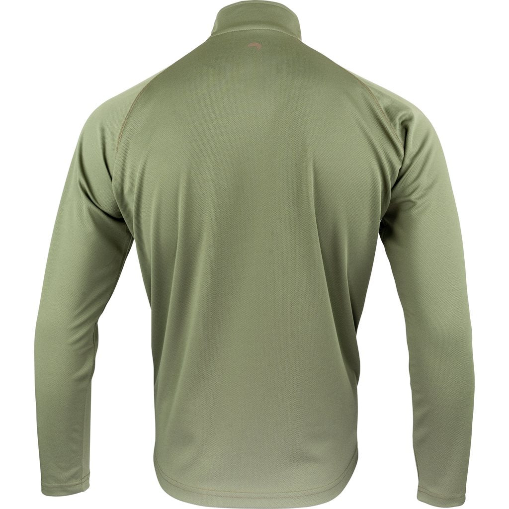 Camiseta funcional MESH-TECH ARMOUR verde, manga larga, marca VIPER TACTICAL