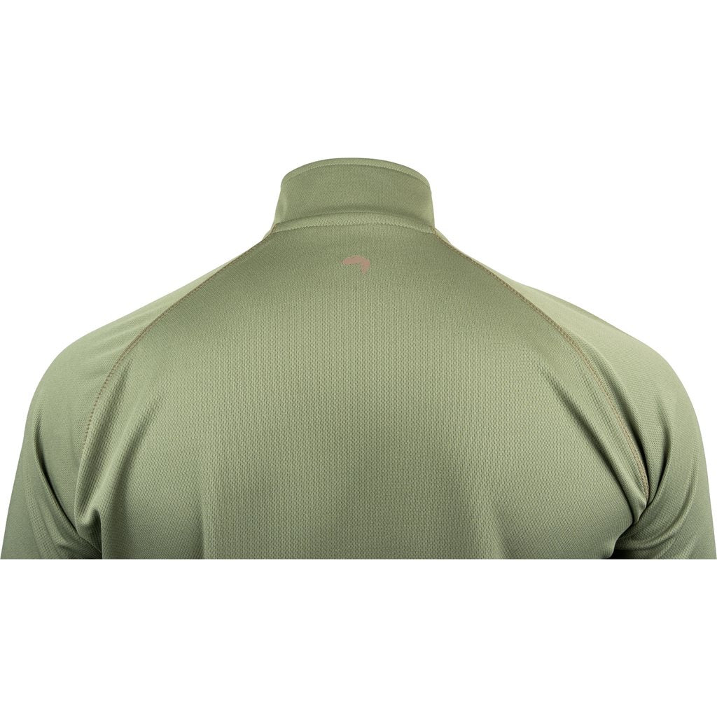 Camiseta funcional MESH-TECH ARMOUR verde, manga larga, marca VIPER TACTICAL
