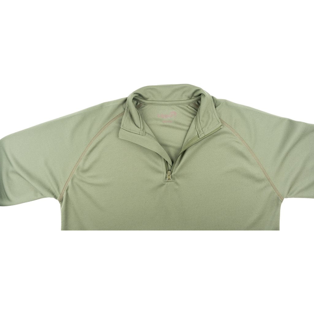 Camiseta funcional MESH-TECH ARMOUR verde, manga larga, marca VIPER TACTICAL