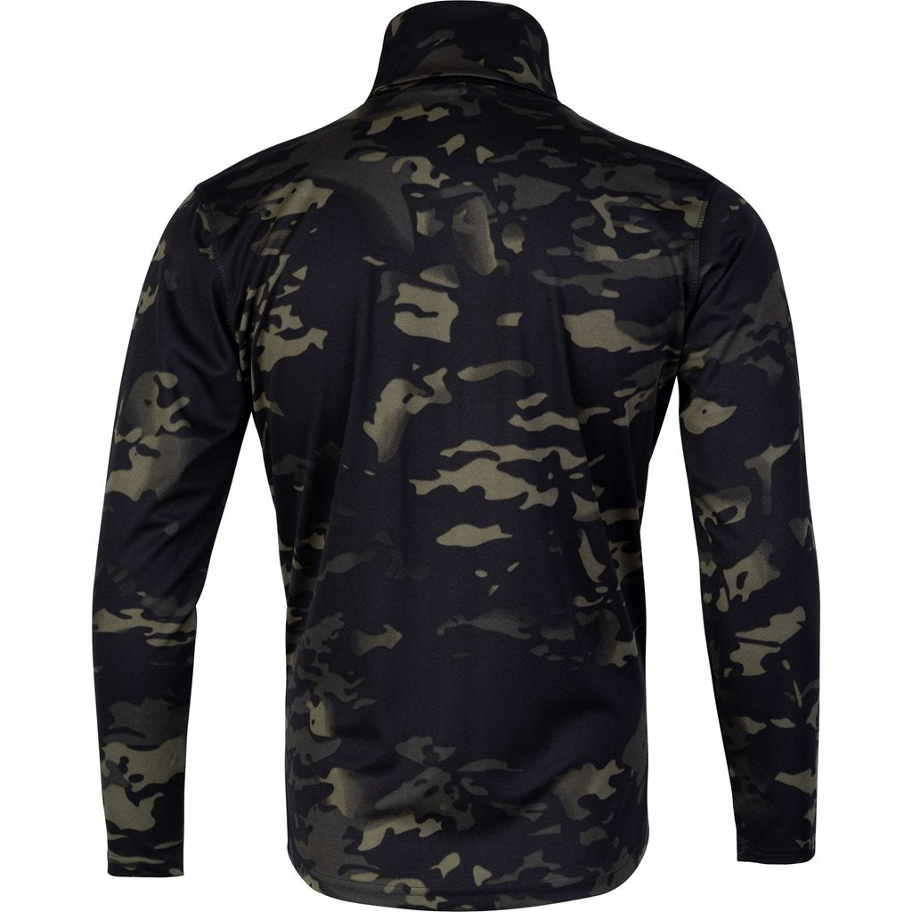 Camiseta TACTICAL ROLLNECK manga larga tela Mesh-Tech secado rápido