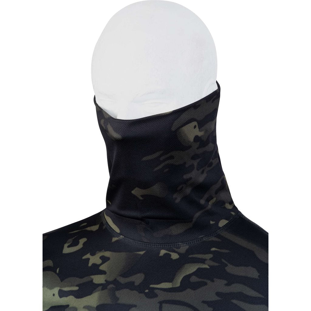 Camiseta TACTICAL ROLLNECK manga larga tela Mesh-Tech secado rápido
