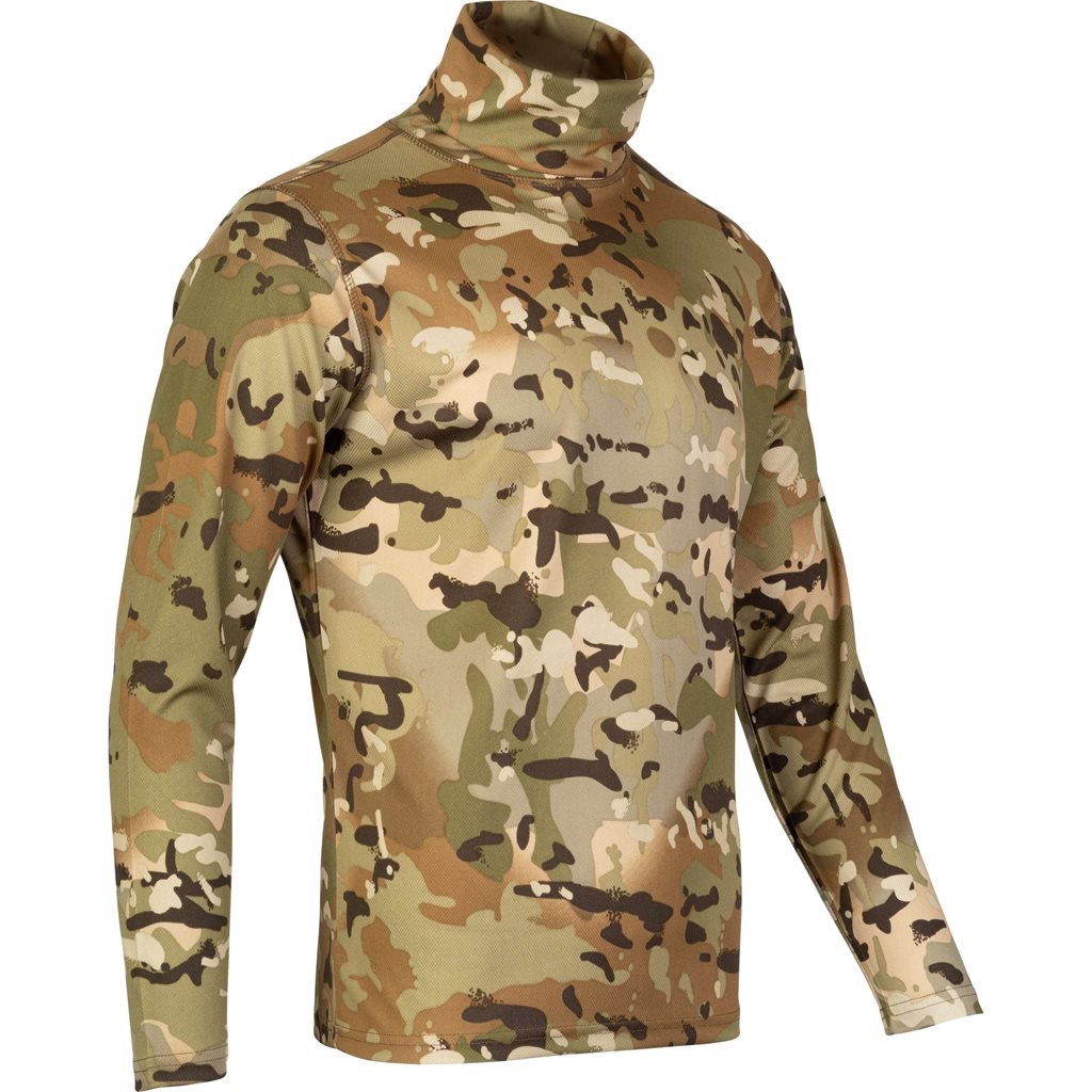 Camiseta TACTICAL ROLLNECK manga larga en Mesh-Tech