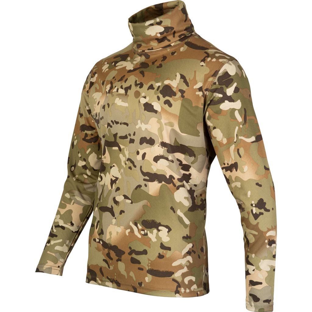 Camiseta TACTICAL ROLLNECK manga larga en Mesh-Tech