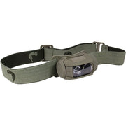 Linterna frontal SPECIAL OPS verde con correa ajustable y LED