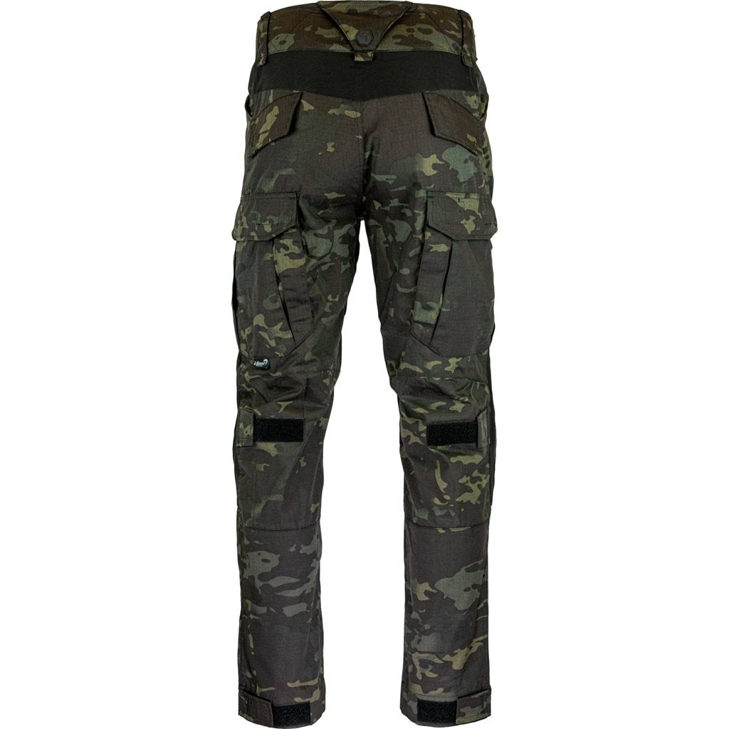 Pantalones tácticos ELITE GEN2 en tejido ripstop con refuerzos y protección de rodilla