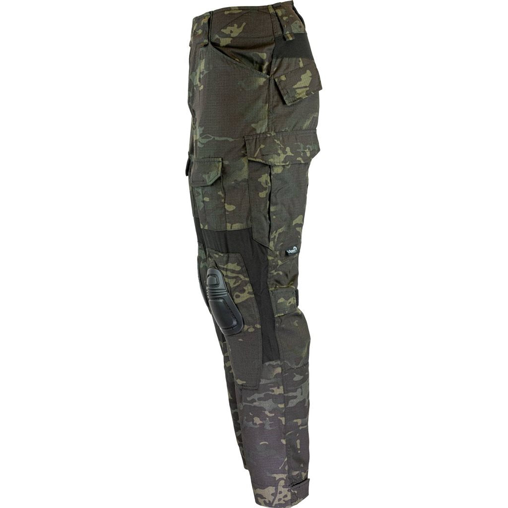 Pantalones tácticos ELITE GEN2 en tejido ripstop con refuerzos y protección de rodilla