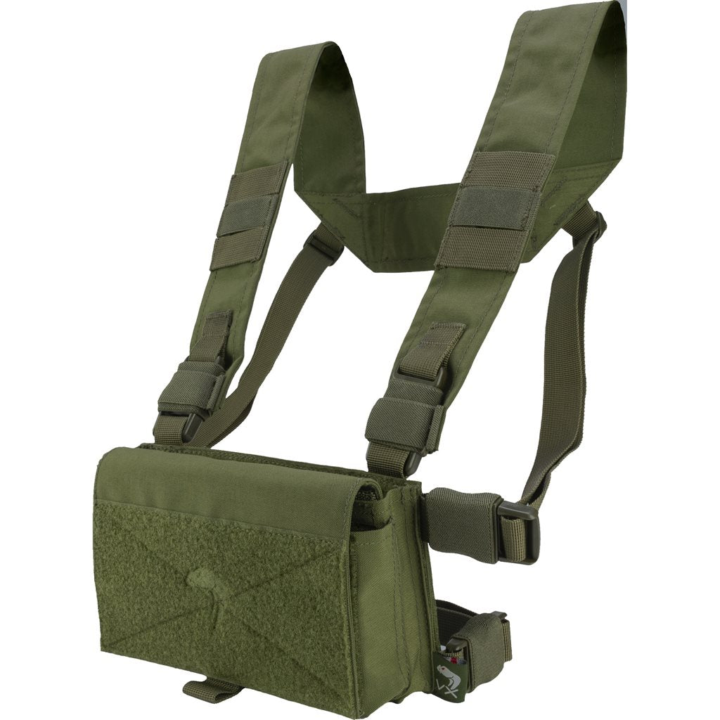 Imagen del chaleco táctico Chest Rig VX Buckle Negro, vista frontal