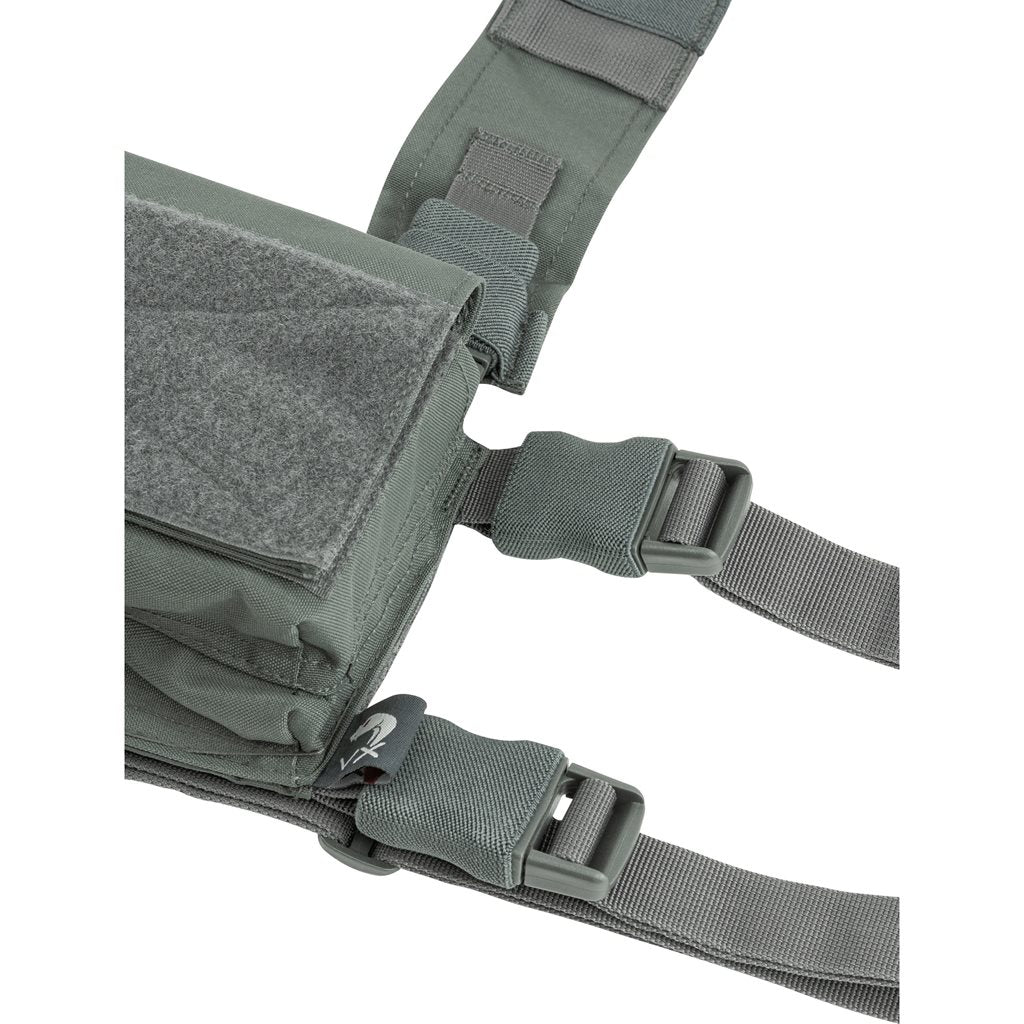 Imagen del chaleco táctico Chest Rig VX Buckle Negro, vista frontal