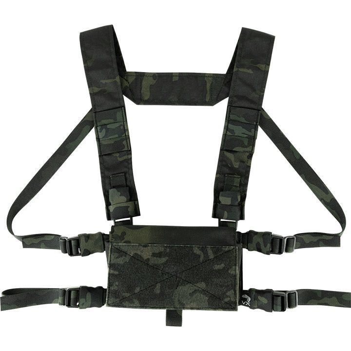 Imagen del chaleco táctico Chest Rig VX Buckle Negro, vista frontal
