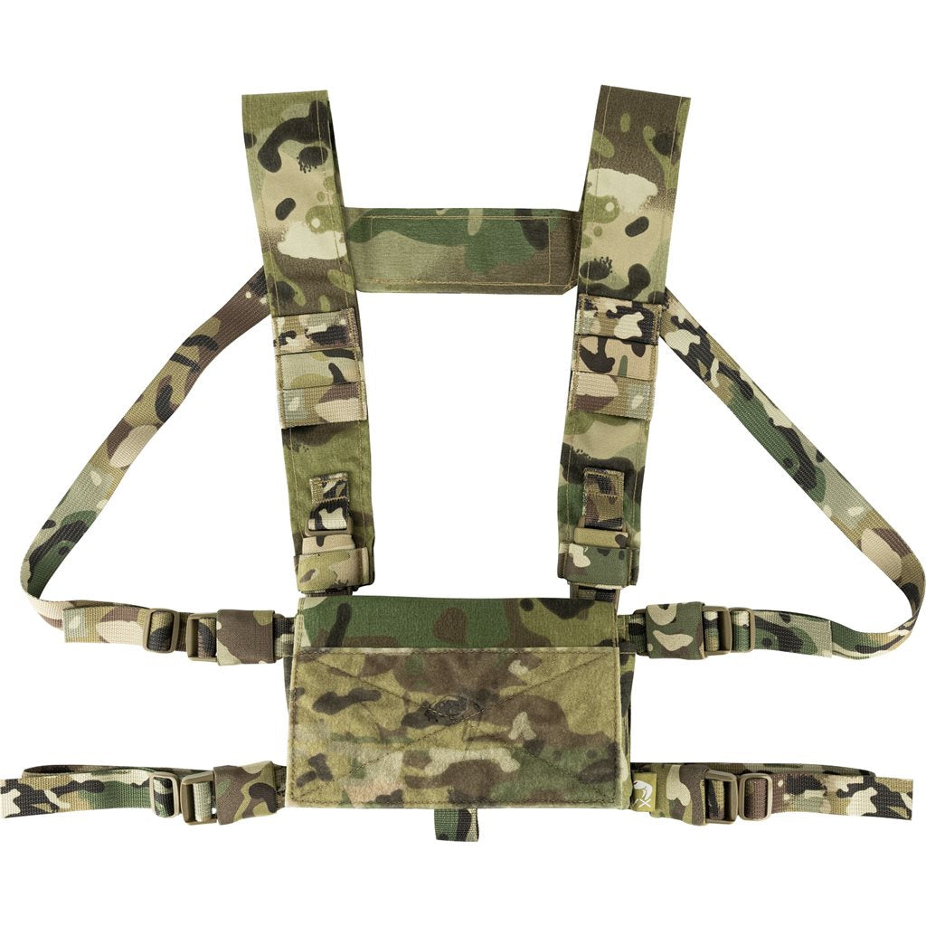 Imagen del chaleco táctico Chest Rig VX Buckle Negro, vista frontal