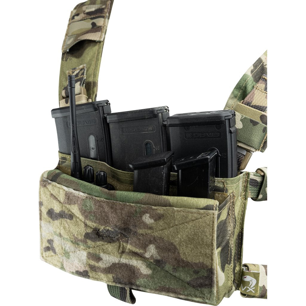 Imagen del chaleco táctico Chest Rig VX Buckle Negro, vista frontal