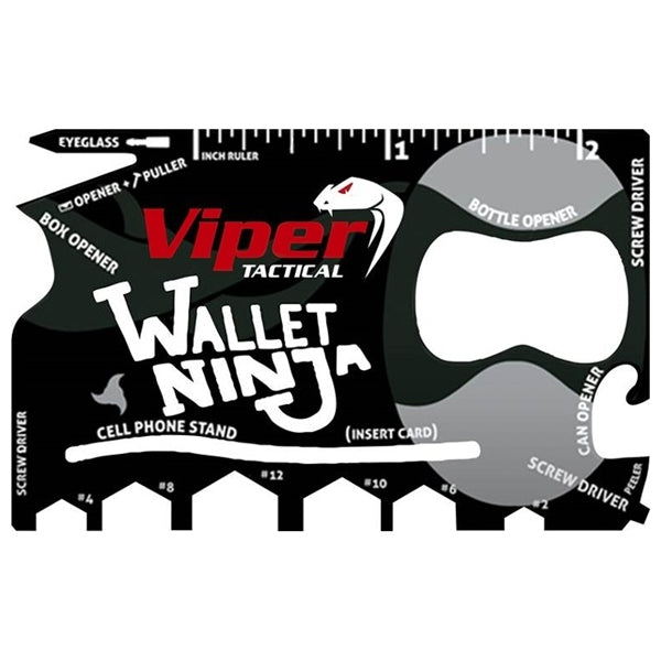 Tarjeta NINJA multifunción con 18 funciones en tamaño de tarjeta de crédito
