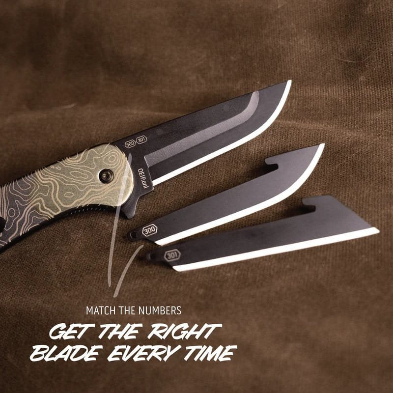 Navaja RAZOR VX1 TOPO con hoja lisa y apertura asistida