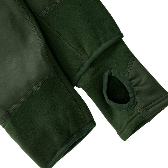 Chaqueta técnica SNEAKER para hombre con capucha, tejido Polartec PowerStretch Pro, color alpine green