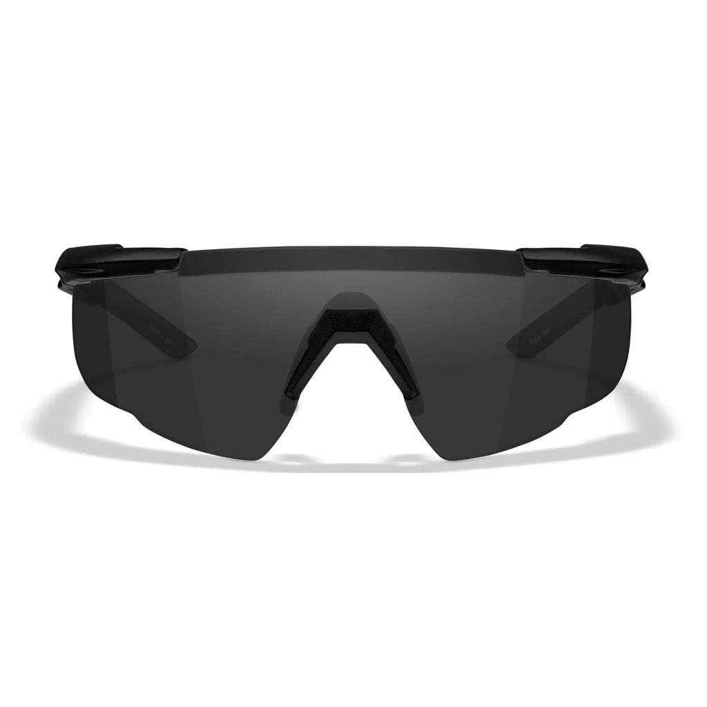Gafas de tiro SABER ADVANCED montura negra lentes ahumadas