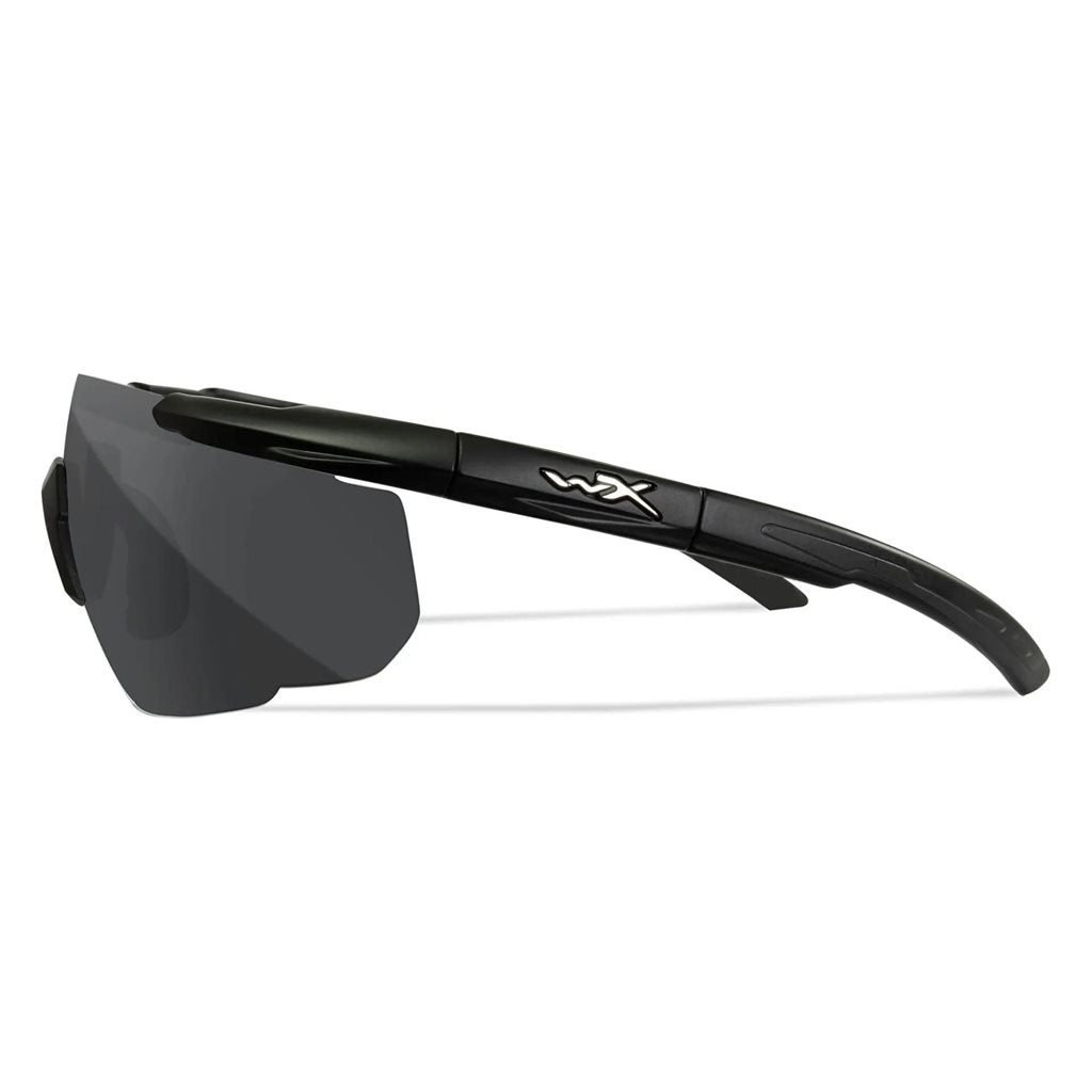 Gafas de tiro SABER ADVANCED montura negra lentes ahumadas