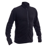 Chaqueta polar NEMESIS 100 Polartec Micro 100 negra con cremallera para hombre