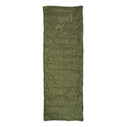 Saco de plumas tipo quilt 300 Calla verde-negro