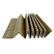 Colchoneta plegable de espuma CIRRUS Regular khaki/alu con funda