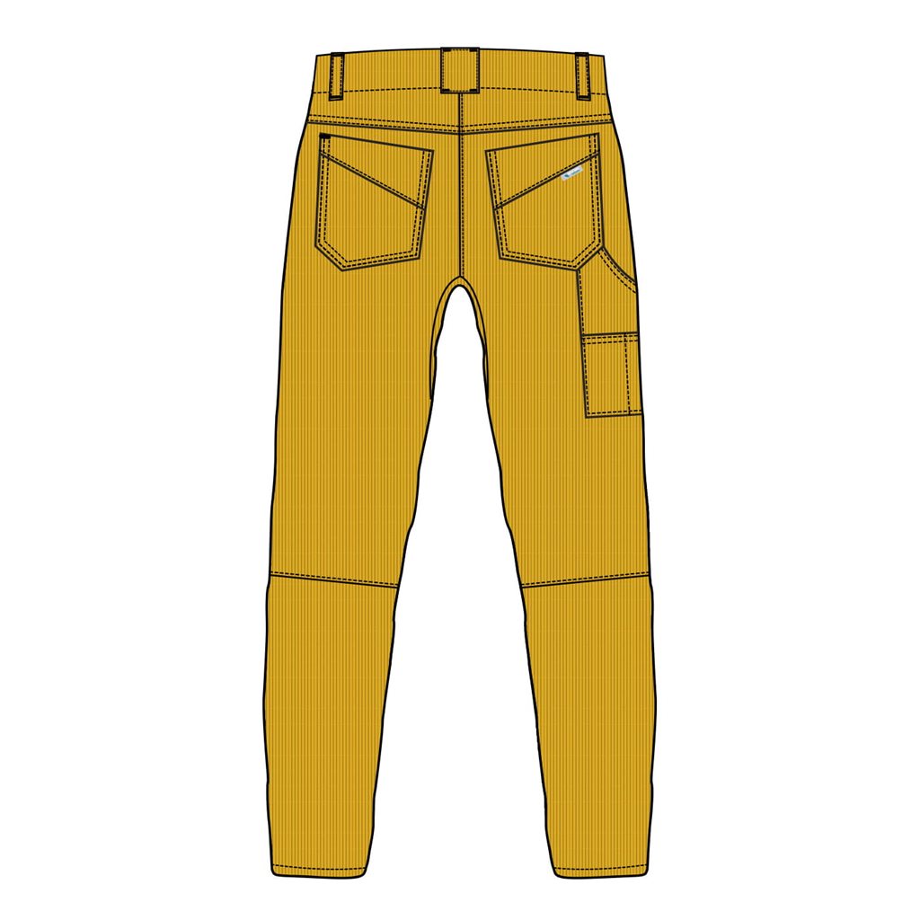 Pantalones de pana DRIFT marrón oscuro W-4541