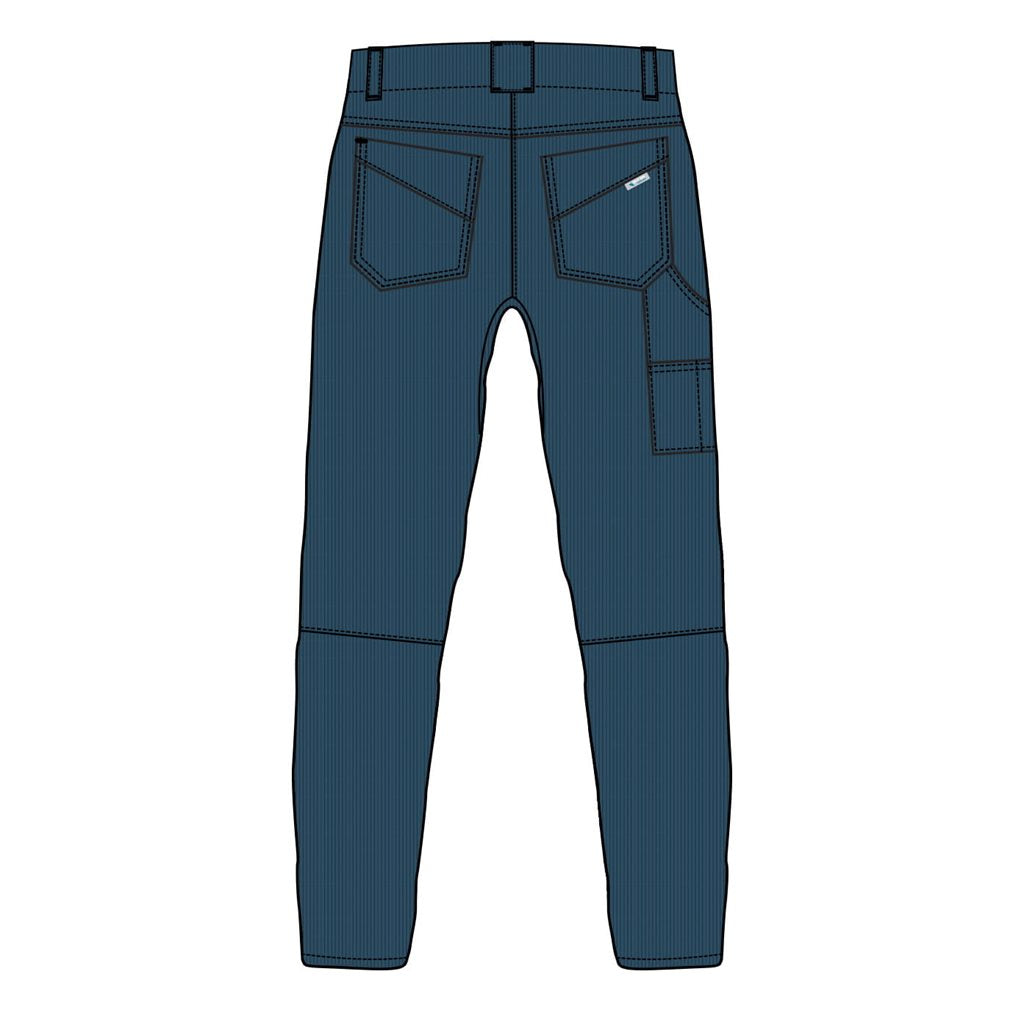 Pantalones de pana DRIFT azul majólica (identificador W-4541-M)