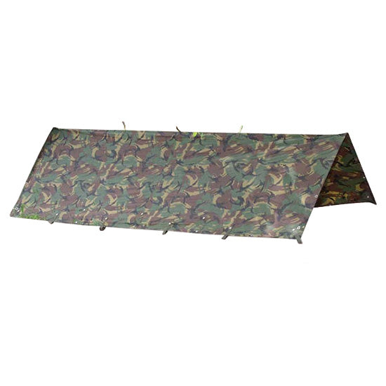 Celta británica BASHA DPM: nylon con doble recubrimiento PU, 250x170 cm, 1,11 kg, ojales de latón