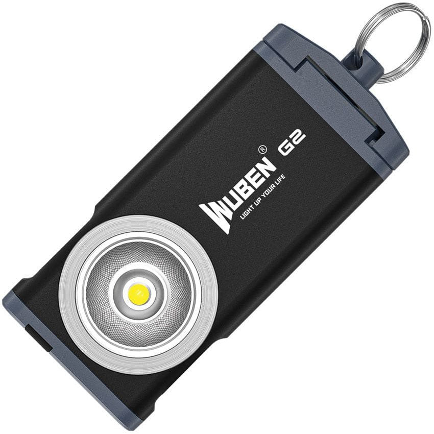 Linterna G2 recargable para llavero, cuerpo de aleación de aluminio 6061