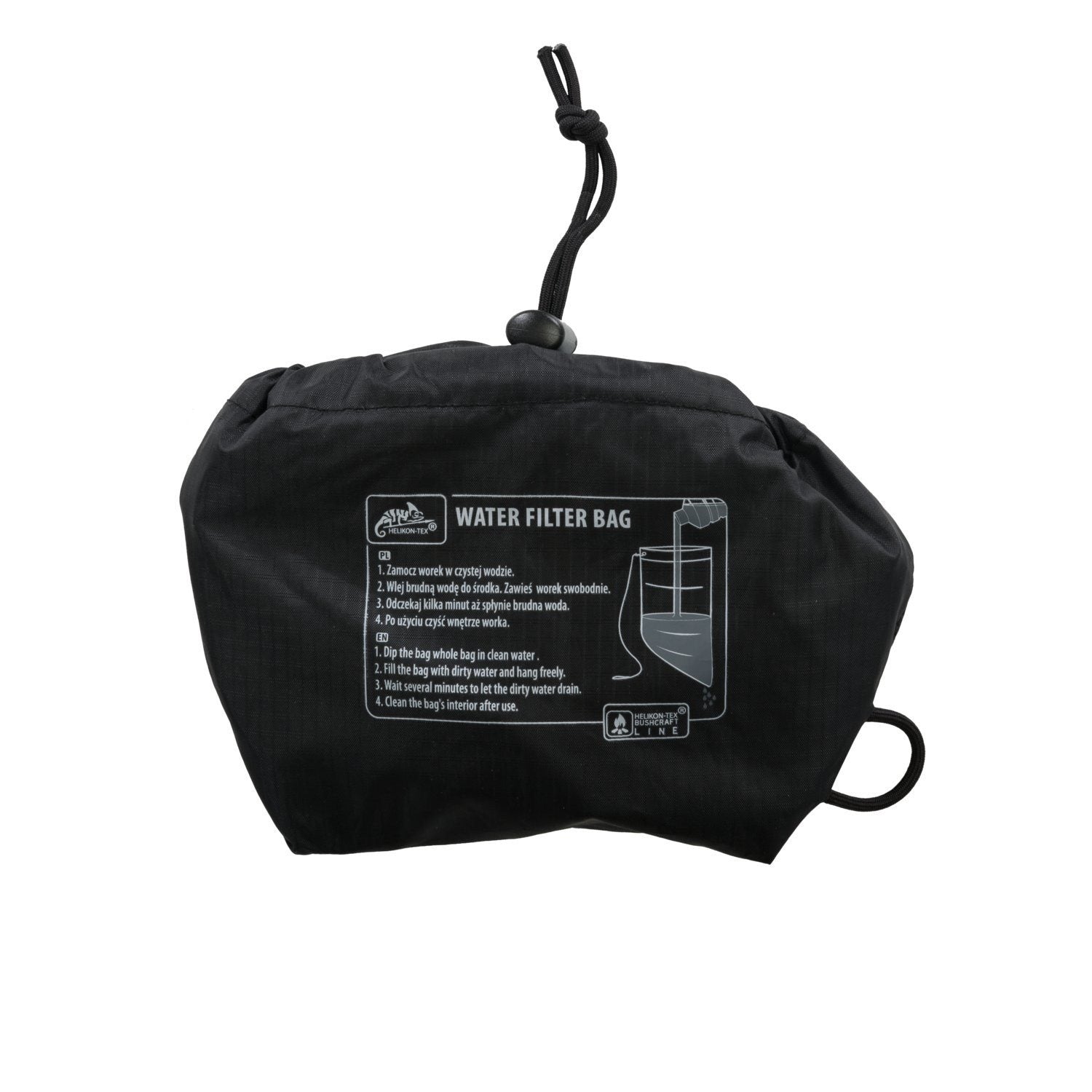 Bolsa filtrante blanca WWII de algodón con funda de poliéster