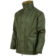 Chaqueta impermeable TEMPEST verde con capucha, 100% poliéster, Ab-Tex trilaminado