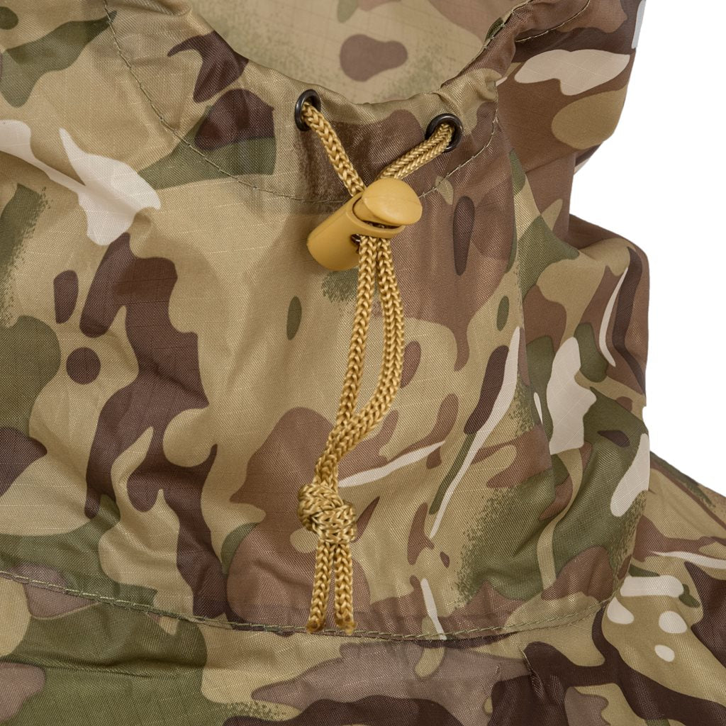 Poncho rip-stop 200x145 cm en camuflaje británico tipo MULTICAM