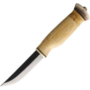 Cuchillo CURLY BIRCH con mango de madera, estilo escandinavo