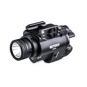NEXTORCH WL23 linterna táctica para pistola con láser rojo - negra