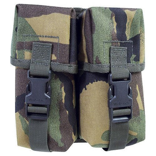 Funda modular SA80 doble para cargadores Web-Tex en camuflaje DPM
