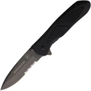 Navaja plegable WN1436 con filo combinado, hoja 7,6 cm, cerrada 10,8 cm, cierre Linerlock