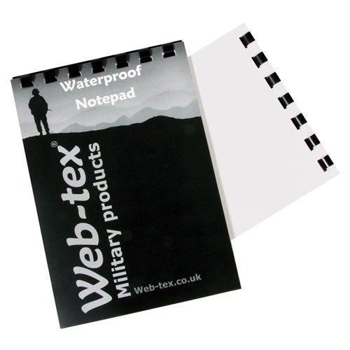 Cuaderno impermeable Web-Tex A6, 50 hojas, formato compacto
