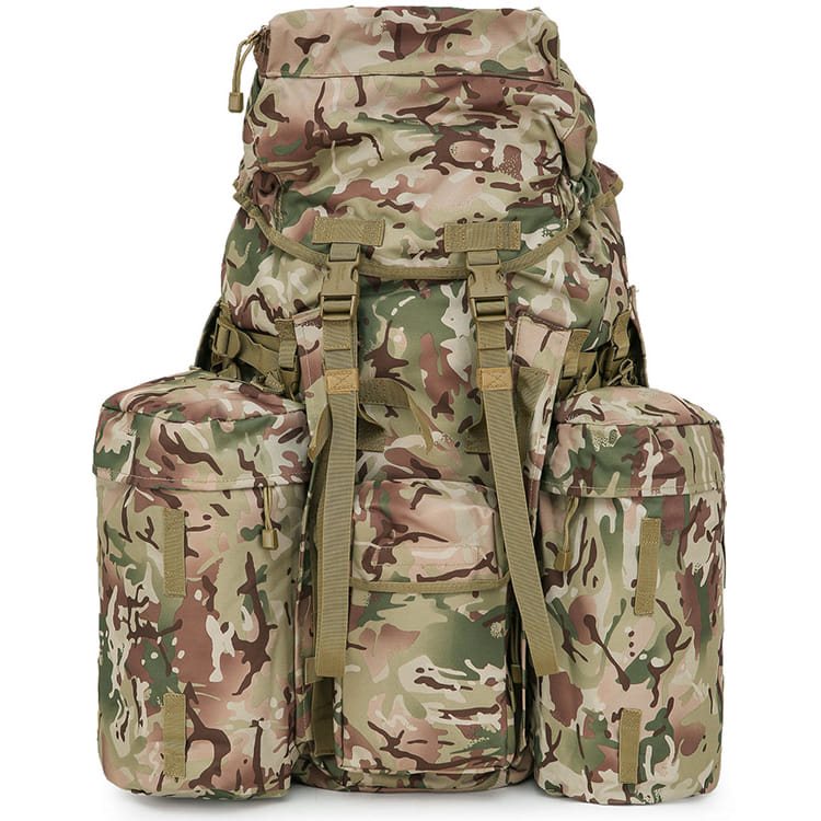Mochila británica P.L.C.E BERGAN 120 L con bolsillos desmontables