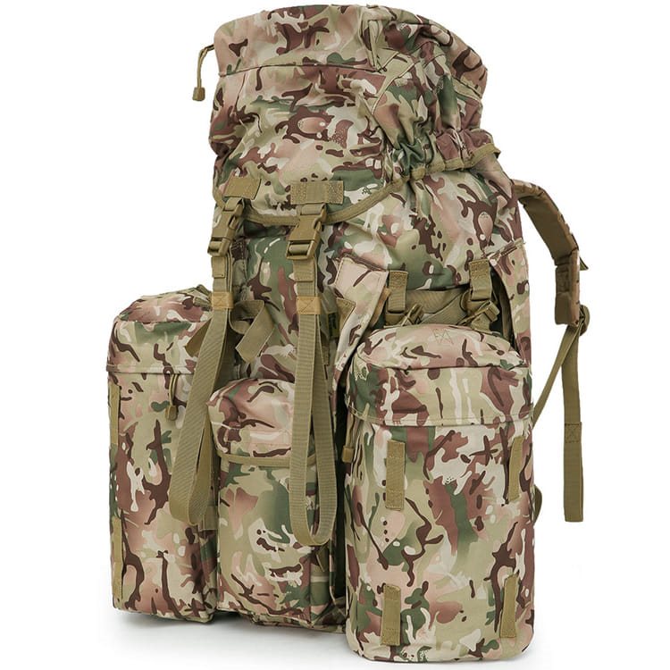 Mochila británica P.L.C.E BERGAN 120 L con bolsillos desmontables