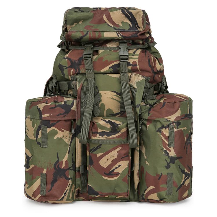 Mochila británica P.L.C.E BERGAN 120 L con bolsillos desmontables