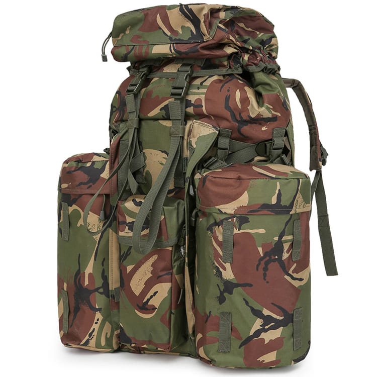 Mochila británica P.L.C.E BERGAN 120 L con bolsillos desmontables