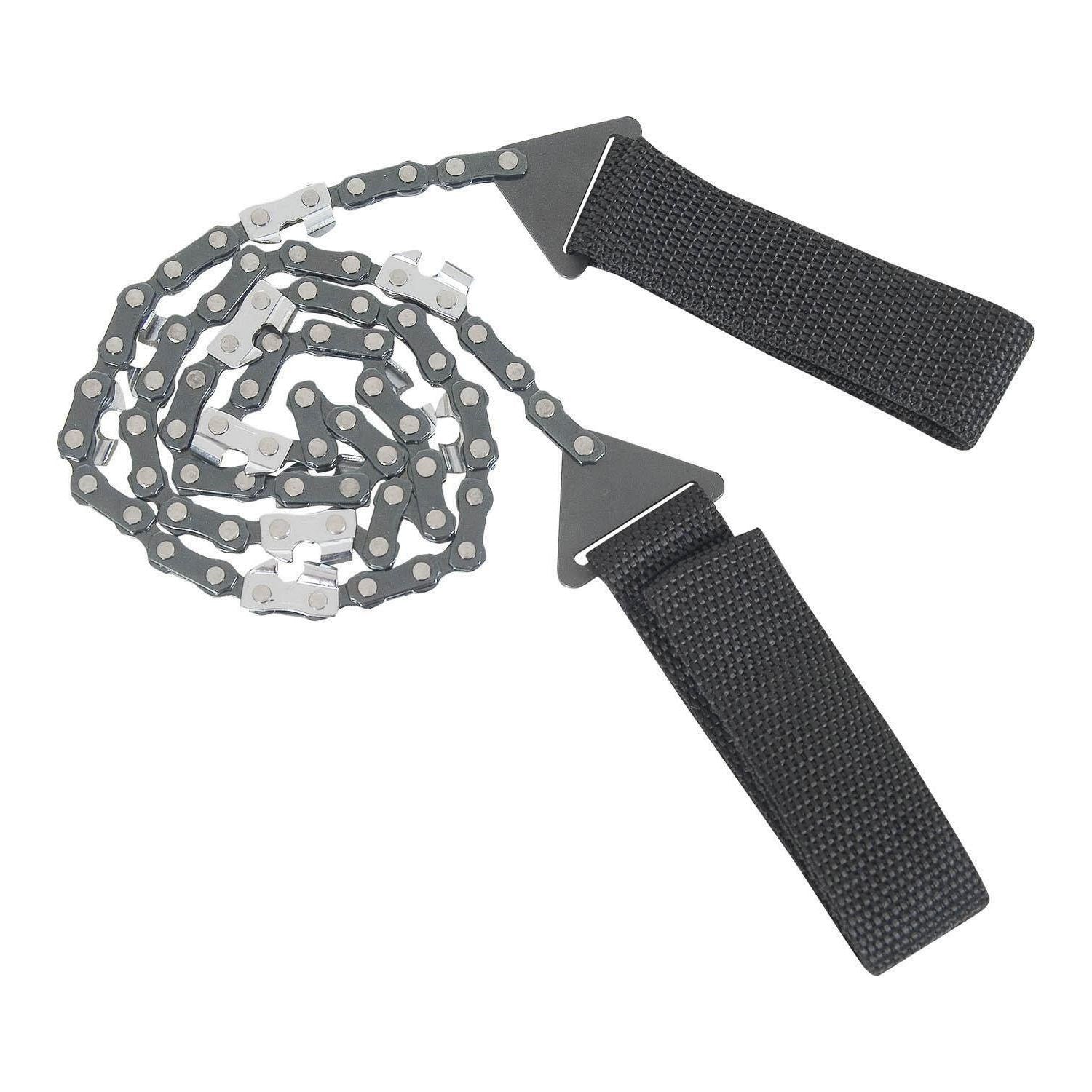 Pila de cadena manual WARRIOR 65 cm, compacta y resistente para emergencias - Web-Tex