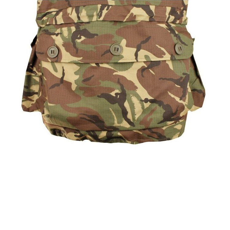 Parka larga SMOCK estilo SAS en camuflaje DPM con capucha y bolsillos