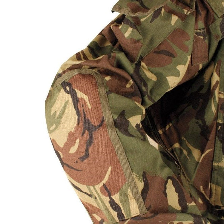 Parka larga SMOCK estilo SAS en camuflaje DPM con capucha y bolsillos