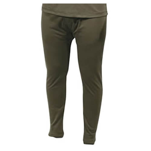 Pantalones térmicos XT BASE verdes WEB-TEX - 100% poliéster, evacuan la humedad