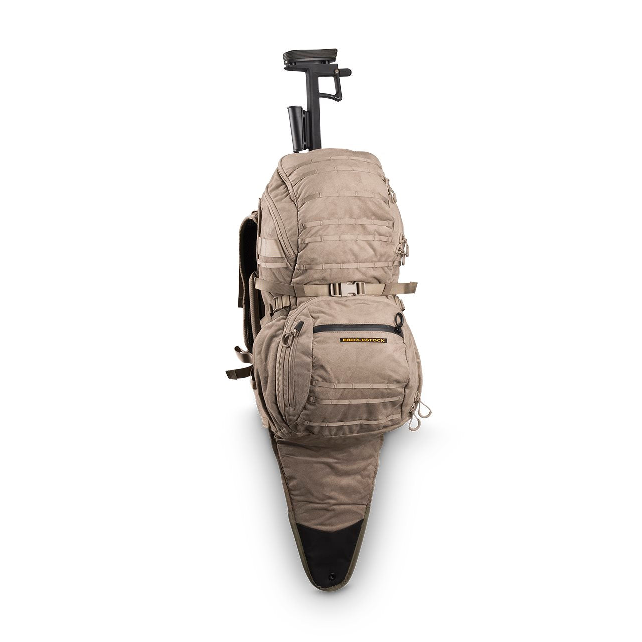 Mochila X1 EURO con funda integrada para rifle y armazón de policarbonato, múltiples bolsillos exteriores