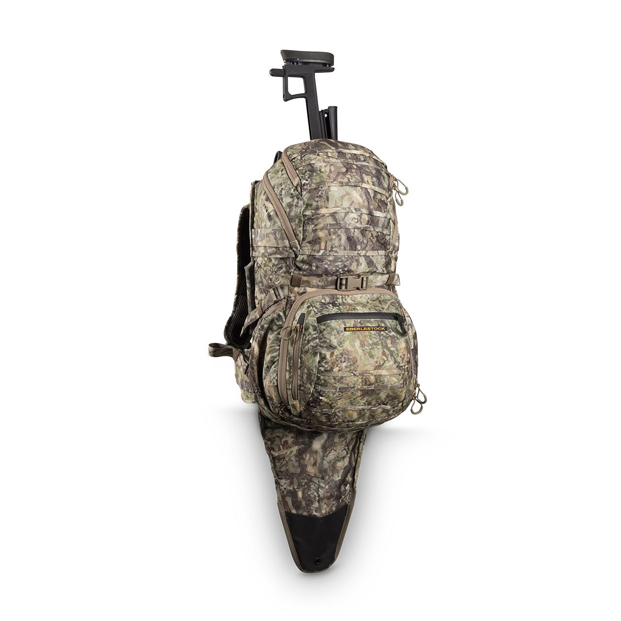 Mochila X1 EURO con funda integrada para rifle y armazón de policarbonato, múltiples bolsillos exteriores