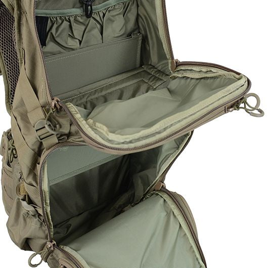 Mochila táctica HISPEED II X41 negra 29,5 L vista frontal